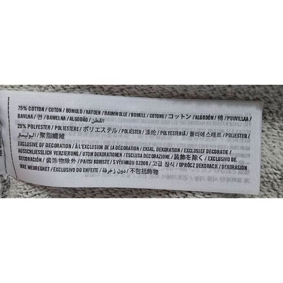 Abercrombie & Fitch Mens Heather Gray Pullover Crewneck Sweatshirt XXL Cotton Bl - Picture 7 of 9